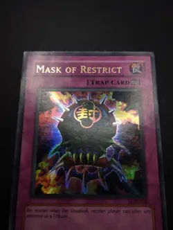 YUGIOH 2003 | MASK OF RESTRICT | LON-018 | NA OLD PRINT | VERY GOOD (MP) - Image 4