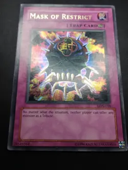 YUGIOH 2003 | MASK OF RESTRICT | LON-018 | NA OLD PRINT | VERY GOOD (MP) - Image 5