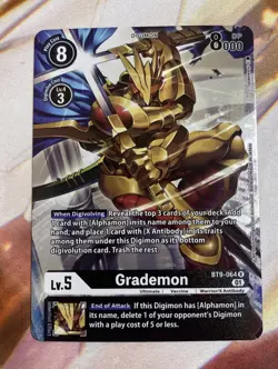 Digimon Card Game Grademon BT9-064 R NM - Image 1