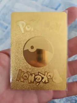 Morpeko Vmax Rainbow Vinyl Textured Gold Foil Fan Art Pokemon Card - Image 2