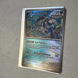 Reverse Holo Brute Bonnet 123/182 Rare Paradox Rift Pokemon TCG Card - Image 2