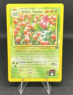 Erika's Ivysaur Uncommon Unlimited Gym Challenge 041/132 LP Pokemon TCG - Image 1