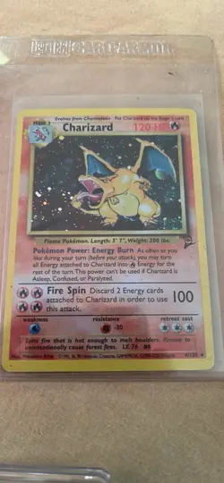 Pokemon Charizard Holo Card 004/130 Base Set 2 Mint Condition - Image 1