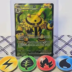 Pokemon TCG Electivire Ex 212/182 Destined Rivals Ultra Rare 2025 NM - Image 1