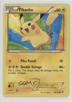 Pikachu Pokemon Black & White Boundaries Crossed #50 - Image 1