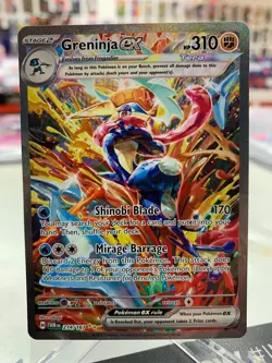GRENINJA EX 214/167 POKEMON TWILIGHT MASQUERADE HOLO FOIL RARE SSP - Image 1