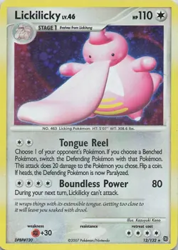 Lickilicky Holo Holo Rare Pokemon Secret Wonders 12/132 Swirl 🌀 - Image 1