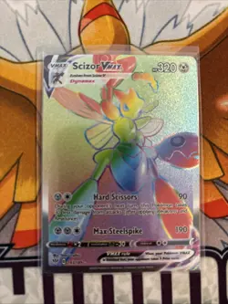 Pokemon TCG Scizor Vmax Secret Rare 193/189 Darkness Ablaze - Image 1