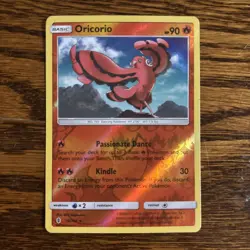 Pokemon Guardians Rising Oricorio Rare Reverse Holo 14/145 - Image 3