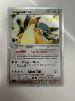 Pokemon TCG Dragonite ex #90/97 Dragon Holo Silver Border - Image 1