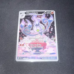 Pokemon Chandelure 103/086 Sv: White Flare Illustration Rare Holo - Image 1