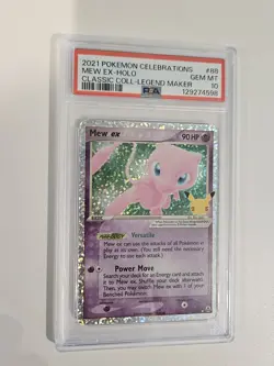 Mew ex EX Holo PSA 10 88/92 - Pokemon TCG Celebrations Classic Collection - Image 1