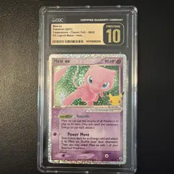 2021 Pokemon Celebrations Classic 88 Mew ex Legend Maker Holo CGC 10 PRISTINE - Image 1