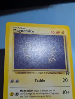 Pokemon 2000 Team Rocket Magnemite 60/82 & Dark Magneton 28/82 1st Edition Lot - Image 3