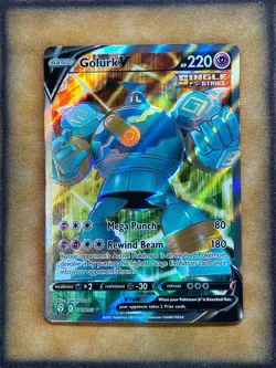Pokemon Golurk V 181/203 Evolving Skies Full Art Ultra Rare NM - Image 1
