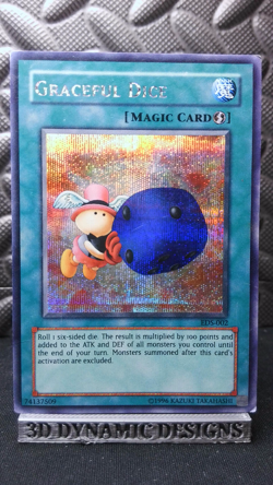 | Yugioh Graceful Dice EDS-002 Secret Rare Eternal Duelist Soul HP 🔥 | - Image 1