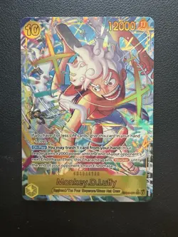 One Piece Card Game Monkey.D.Luffy EB04-061 SEC Alternate Art M/NM - Image 1