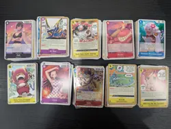 Around 1200 One Piece TCG Cards Bulk Lot - C , UC, L, R Mixed Sets - Image 2