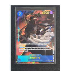 2023 One Piece OP03-122 Sogeking Alt Art SEC Pillars of Strength NM/Mint - Image 1