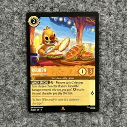 Disney Lorcana Winterspell Reuben Sandwich Expert 21/204 Rare NM - Image 1
