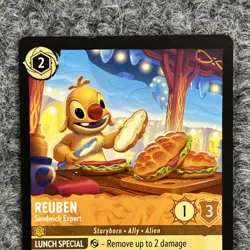 Disney Lorcana Winterspell Reuben Sandwich Expert 21/204 Rare NM - Image 3