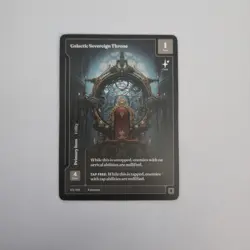 Wonders of the First 2025 -PAPER RARE- Galactic Sovreign Throne 171/401 TCG - Image 1