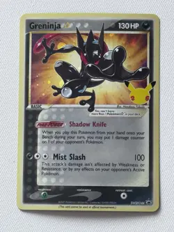 Greninja Gold Star SWSH144 Celebrations Promo Pokemon Card NM - Image 1