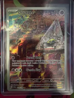 Pokemon Drowzee TCG Scarlet & Violet Base Set Holo Card 210/198 - Image 1