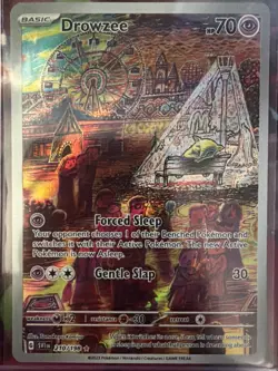 Pokemon Drowzee TCG Scarlet & Violet Base Set Holo Card 210/198 - Image 4