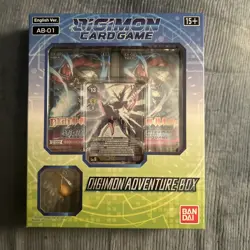 Digimon Card Game AB-01 ADVENTURE BOX #7 Mastemon Promo 4 Packs One Figure 811039036713 - Image 1