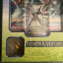 Digimon Card Game AB-01 ADVENTURE BOX #7 Mastemon Promo 4 Packs One Figure 811039036713 - Image 2