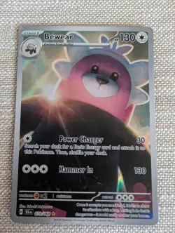 Bewear 079/064 IR Shrouded Fable Pokemon Card Full Art Holo NM - Image 1