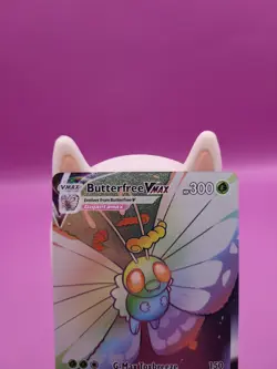 Butterfree Vmax 190/189 Darkness Ablaze NM Full Art Rainbow Rare Pokemon Card - Image 3