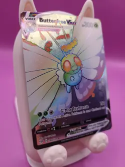 Butterfree Vmax 190/189 Darkness Ablaze NM Full Art Rainbow Rare Pokemon Card - Image 5