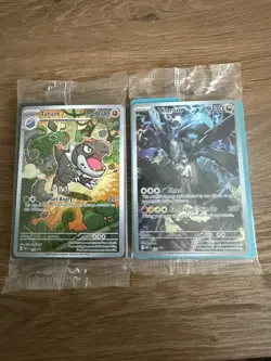 Pokemon Sealed ETB Promo Card Ascended Hero’s & Perfect Order N’s Zekrom Tyrunt - Image 1