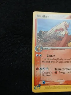 Blaziken 15/109 Pokemon Ex Ruby & Sapphire Non-Holo Card e-Reader - Image 3