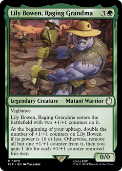 Lily Bowen, Raging Grandma Fallout NM Rare MAGIC THE GATHERING MTG CARD ABUGames - Image 1