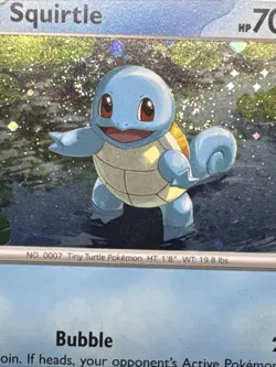 Squirtle - 048 (Cosmos Holo) 048 Sv: Scarlet & Violet Promo Cards 2X SWIRL 🌀🌀 - Image 1