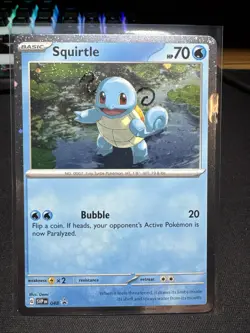 Squirtle - 048 (Cosmos Holo) 048 Sv: Scarlet & Violet Promo Cards 2X SWIRL 🌀🌀 - Image 5