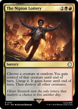 The Nipton Lottery Fallout NM Rare MAGIC THE GATHERING MTG CARD ABUGames - Image 1