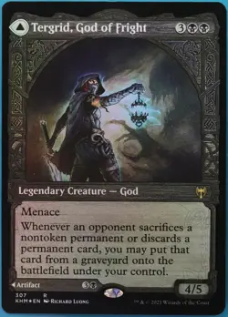 Tergrid, God of Fright / Tergrid's Lantern (Showcase) FOIL Kaldheim NM (515063) - Image 1
