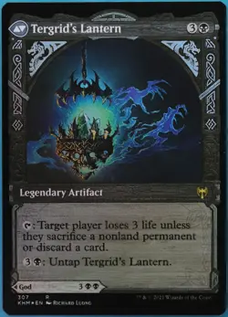 Tergrid, God of Fright / Tergrid's Lantern (Showcase) FOIL Kaldheim NM (515063) - Image 2