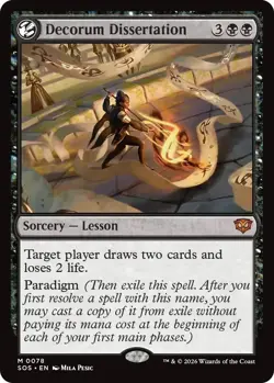 Decorum Dissertation - Secrets of Strixhaven - MtG - NM - Image 1