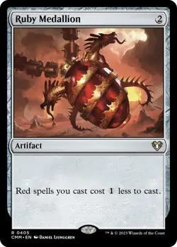 Magic The Gathering Ruby Medallion , Commander Masters (CMM) - Image 1