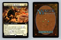 Vanguard of the Restless (Extended Art) 66 MTG Commander Secrets of Strixhaven - Image 1