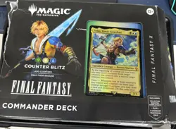 Magic MTG Final Fantasy X Counter Blitz Tidus Commander Deck Sealed Damaged Box - Image 2
