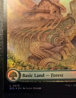 Forest (Full Art) 0278 Foil Land Lorwyn Eclipsed Magic: The Gathering - Image 4