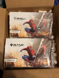 (2) Lot Magic The Gathering Marvel's Spider-Man Factory Sealed Play Booster Box - Image 1