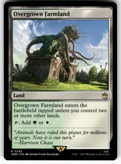 MAGIC: THE GATHERING OVERGROWN FARMLAND 292 RARE UNIVERSES BEYOND: DOCTOR WHO NM - Image 1