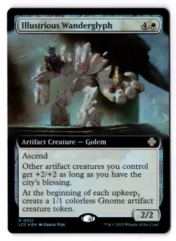Illustrious Wanderglyph NM* FOIL EXTENDED Lost Caverns Of Ixalan 021 -UnltdCards - Image 1